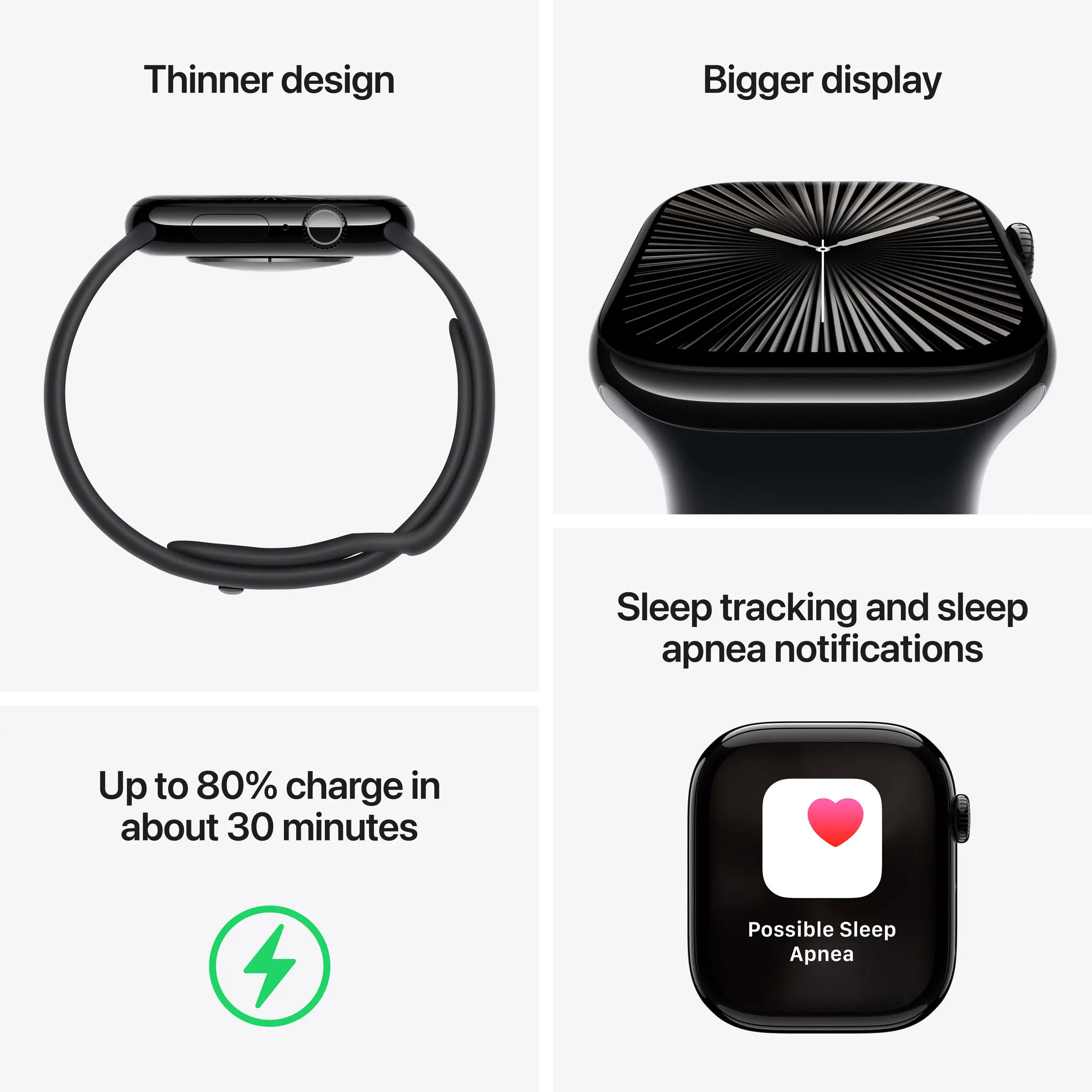Apple Watch Series 10 Aluminium with Sport Band