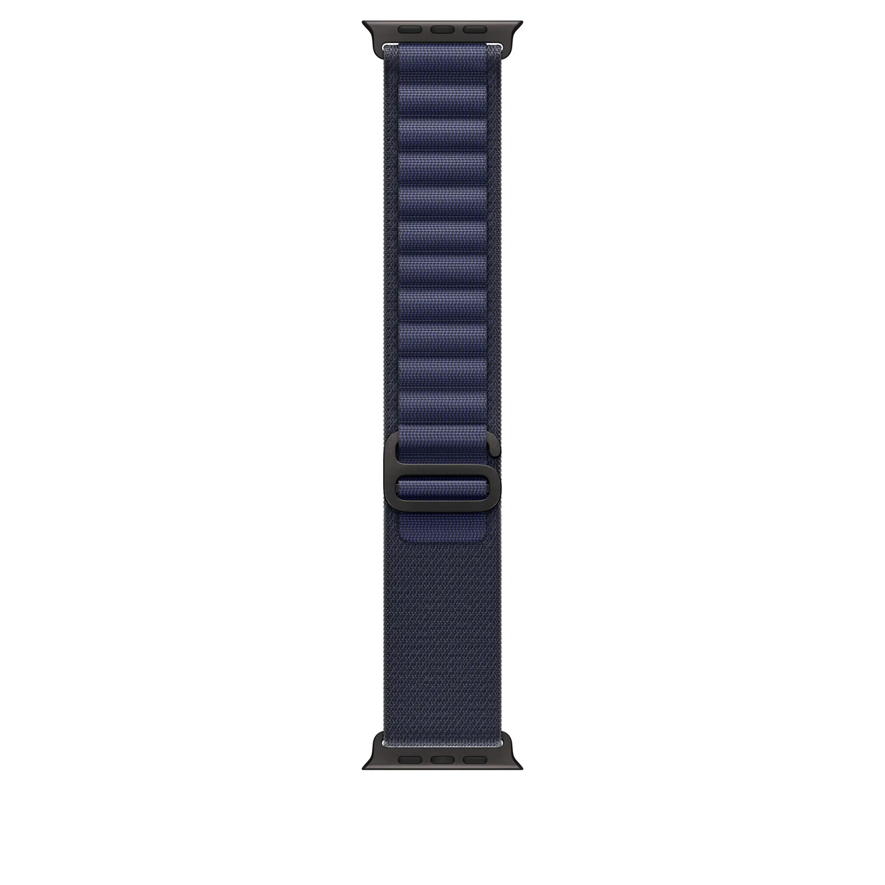 Apple Watch 49mm Alpine Loop Navy - Medium - Black Titanium
