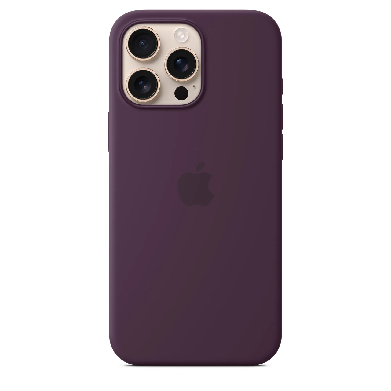 Apple iPhone 16 Pro Max Silicone Case w/ MagSafe - Plum
