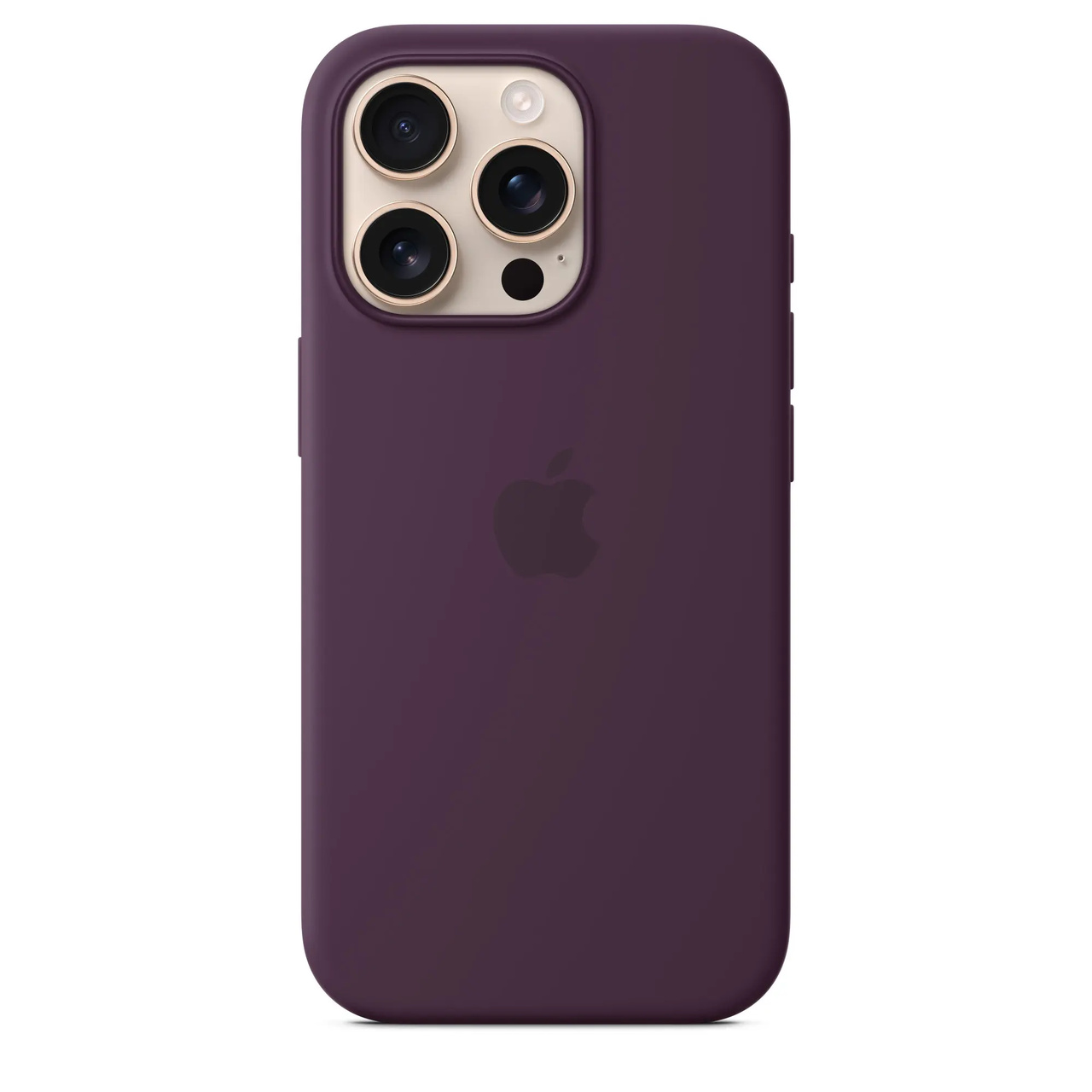 Apple iPhone 16 Pro Silicone Case w/ MagSafe - Plum