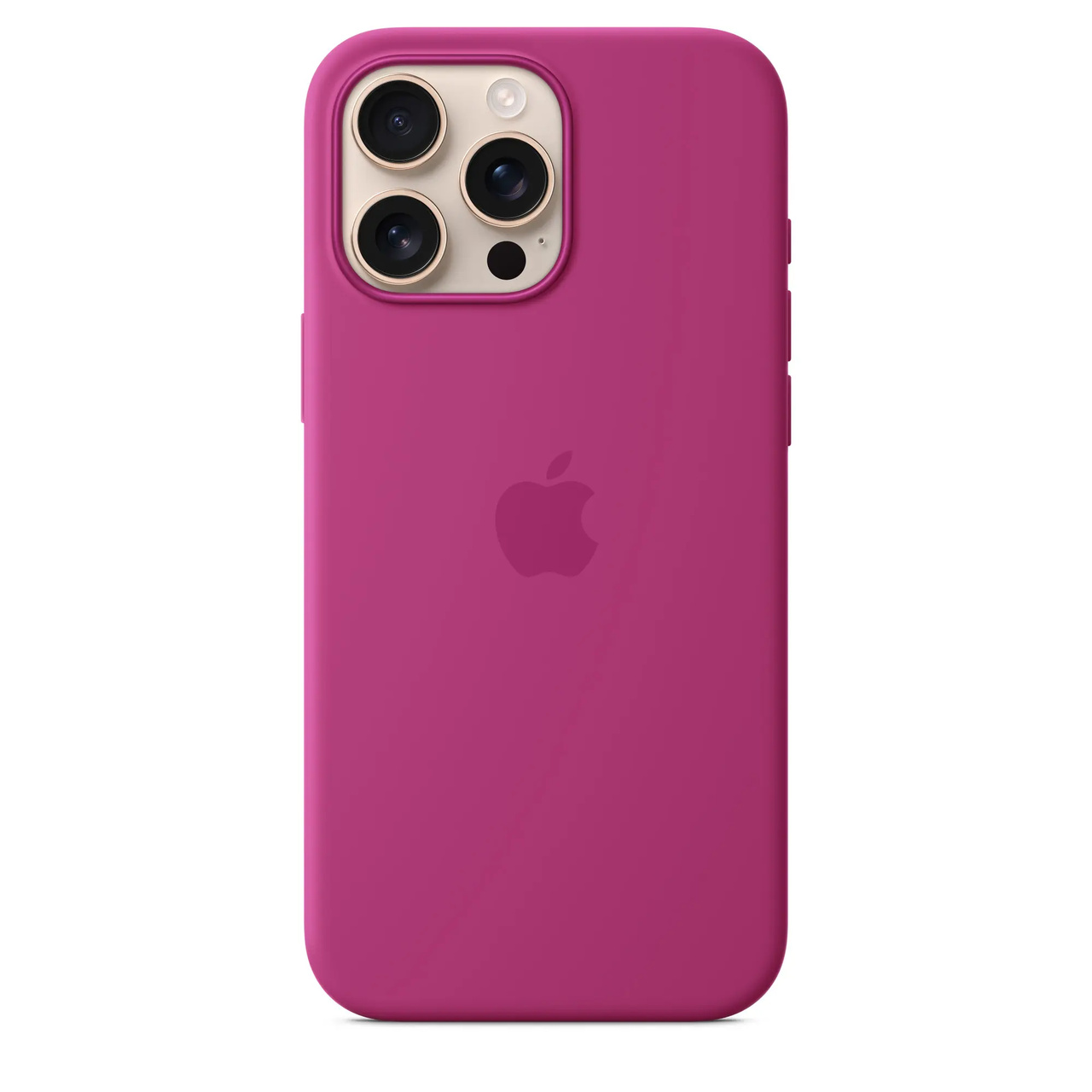 Apple iPhone 16 Pro Max Silicone Case w/ MagSafe - Fuchsia