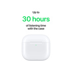 Apple AirPods 4 + USB-C Charging Case White