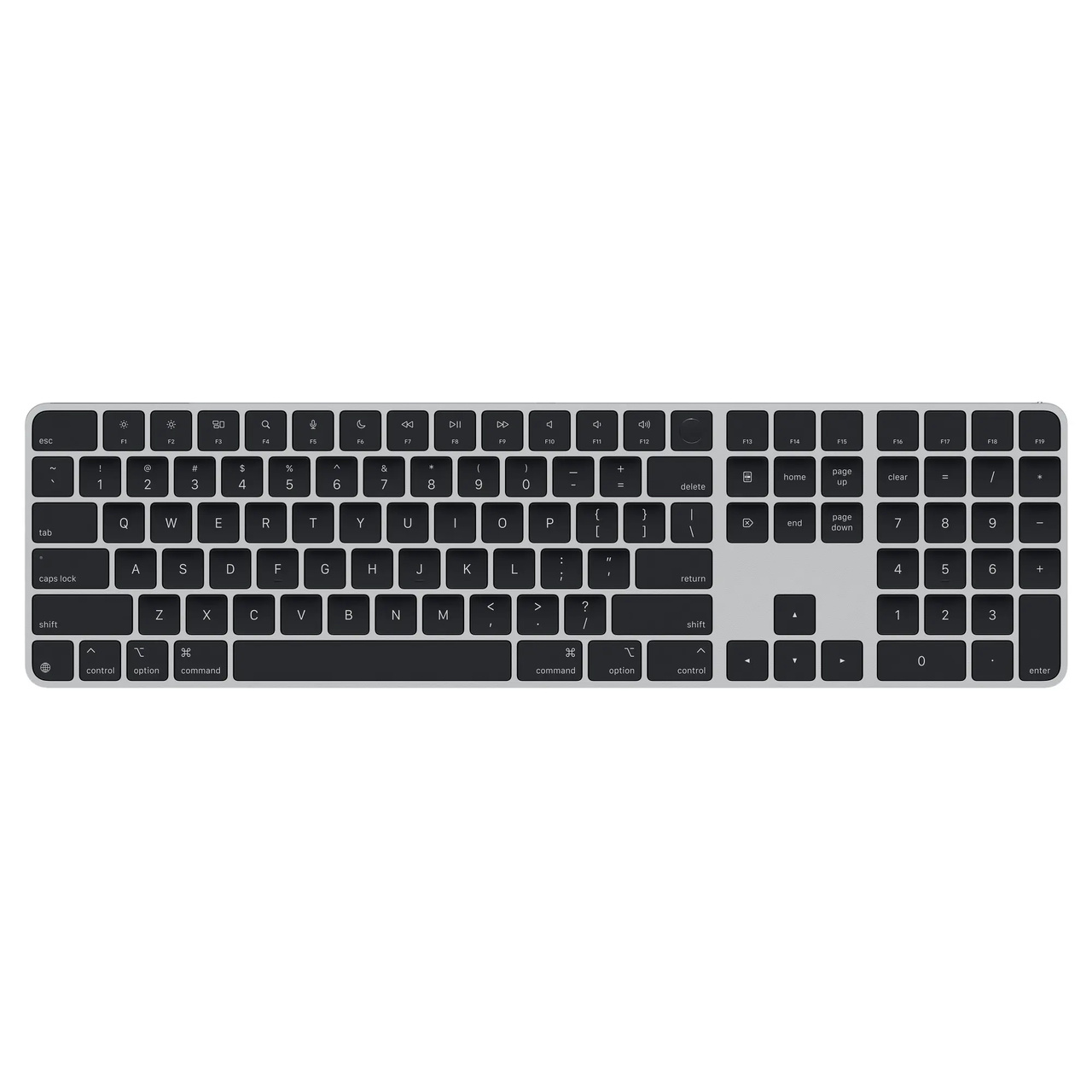 Apple Magic Keyboard w/ Touch ID + Numeric Keypad (USB-C) - Black - SF/SWE