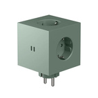 AVOLT Square2 3x Jatkojohto + 2x USB-C (30W) Oak Green