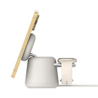 Belkin BOOSTCHARGE Pro 2-in-1 Magnetic Wireless 15W Charging Station Sand