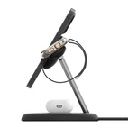 Belkin BOOSTCHARGE Pro 3-in-1 Magnetic Wireless QI2 15W Charging Station Black