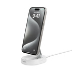 Belkin BOOSTCHARGE Magnetic Wireless QI2 15W Charging Stand White