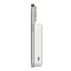 Belkin BOOSTCHARGE Magnetic QI2 PowerBank 8000mAh/15W PD USB-C White