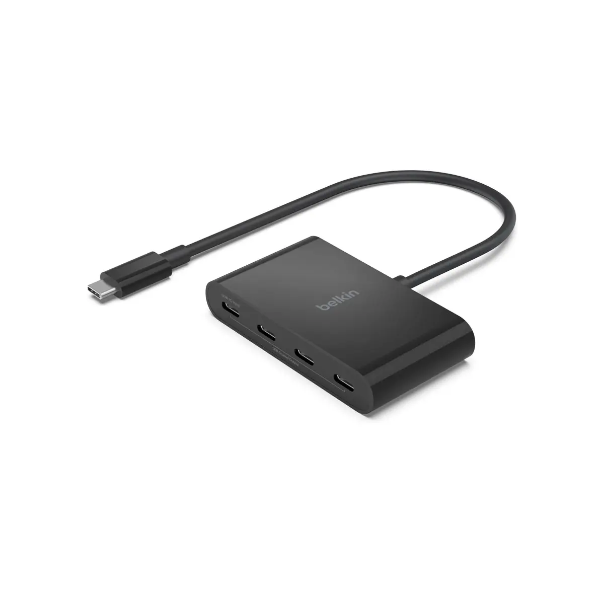 Belkin CONNECT USB-C 4-Port 100W PD Hub Black