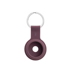C&C Silicone AirTag Keychain - Red Plum