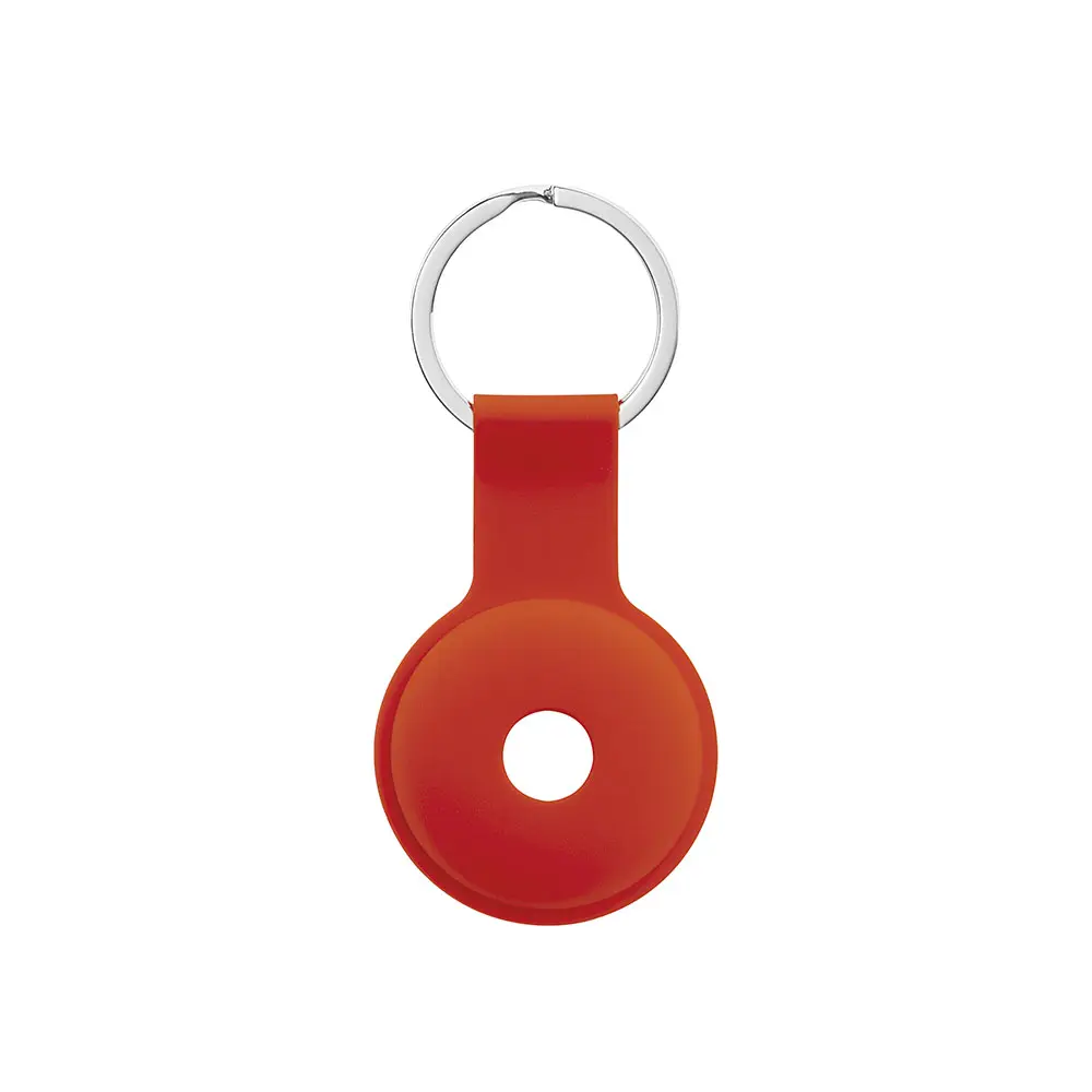 C&C Silicone AirTag Keychain - Coral