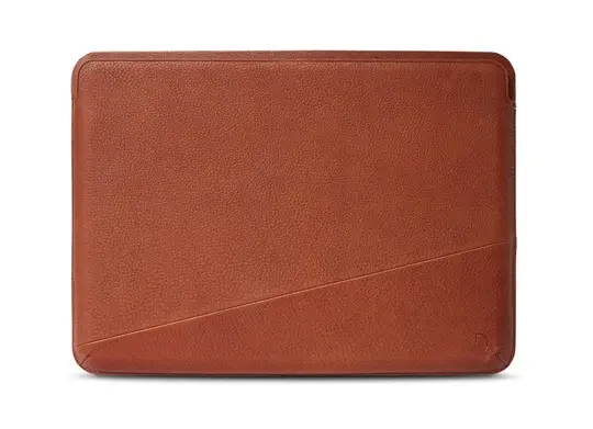 DECODED MacBook Pro 14" Leather Frame Sleeve Chocolate Brown