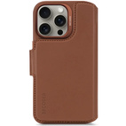 DECODED Leather Detachable Wallet Case w/MagSafe for iPhone 16 Pro - Tan