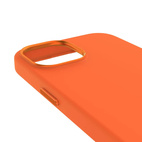 DECODED Silicone Backcover w/MagSafe for iPhone 15 - Apricot Crush