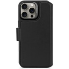 DECODED Leather Detachable Wallet Case w/MagSafe for iPhone 16 Pro Max - Black