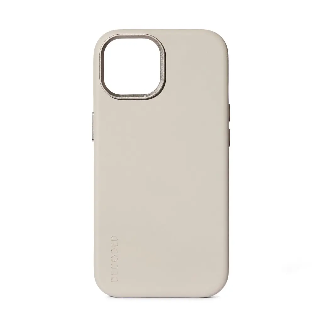 DECODED Leather Backcover w/MagSafe for iPhone 15 Plus - Clay