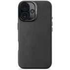 DECODED Leather Backcover w/MagSafe for iPhone 16 - Black