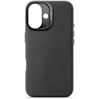DECODED Leather Backcover w/MagSafe for iPhone 16 - Black