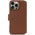 DECODED Leather Detachable Wallet Case w/MagSafe for iPhone 16 Pro Max - Tan