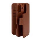 DECODED Leather Detachable Wallet Case w/MagSafe for iPhone 16 Plus - Tan