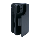 DECODED Leather Detachable Wallet Case w/MagSafe for iPhone 16 - Navy