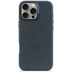 DECODED Leather Backcover w/MagSafe for iPhone 16 Pro Max - Navy
