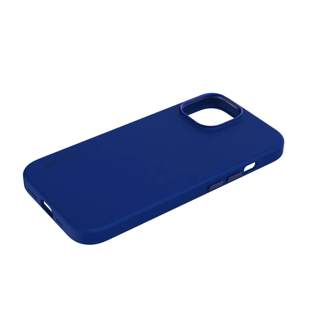 DECODED Silicone Backcover w/MagSafe for iPhone 15 Pro Max - Galactic Blue