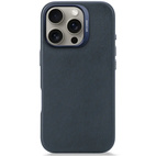 DECODED Leather Backcover w/MagSafe for iPhone 16 Pro - Navy