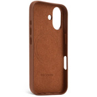DECODED Leather Backcover w/MagSafe for iPhone 16 - Tan