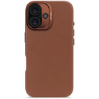 DECODED Leather Backcover w/MagSafe for iPhone 16 - Tan