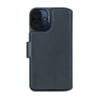 DECODED Leather Detachable Wallet Case w/MagSafe for iPhone 16 Plus - Navy