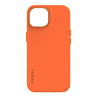 DECODED Silicone Backcover w/MagSafe for iPhone 15 Plus - Apricot Crush