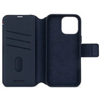 DECODED Leather Detachable Wallet Case w/MagSafe for iPhone 16 Pro Max - Navy