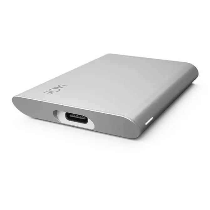 LaCie Portable SSD v2 1TB HD USB-C/3.0 Moon Silver