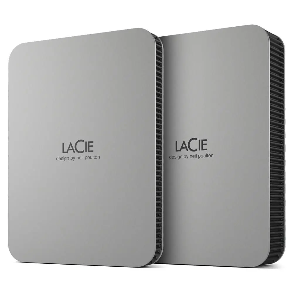 LaCie Mobile Drive 2Tb HD USB-C/4.0 Moon Silver