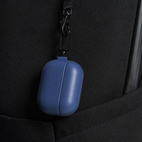 Mujjo Echelon Leather Case for AirPods Pro 2 Monaco Blue