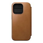 Nomad Modern Leather Folio w/MagSafe iPhone 15 Pro Max - English Tan