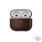 Nomad Modern Leather Case for AirPods (3Gen) Rustic Brown