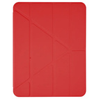 Pomologic BookFold Case Clear w/Pencil iPad Air 11 (M2/M3/M4) - Clear/Red