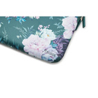 TRUNK Neoprene Sleeve MacBook Air 13"/13.6" Sweet Power Green Flower