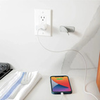 Twelve South CableSnap Stay 3-pack - Leather Dove Grey