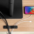 Twelve South CableSnap Stay 3-pack - Leather Dove Grey