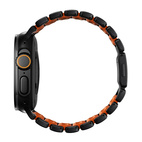 Nomad Watch 44/45/4649mm Stratos Band Black Titanium - Ultra Orange FKM
