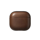Nomad Modern Leather Case for AirPods 4 Rustic Brown