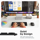 Satechi EX1 Slim Bluetooth Wireless Keyboard USB-C - SF/SWE - Space Black