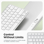 Satechi EX1 Slim Bluetooth Wireless Keyboard USB-C - SF/SWE - Silver