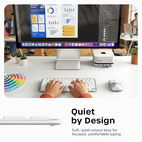 Satechi EX1 Slim Bluetooth Wireless Keyboard USB-C - SF/SWE - Silver