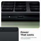 Satechi EX3 Slim Bluetooth Wireless Keyboard + Numpad USB-C - SF/SWE - Space Black