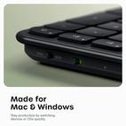 Satechi EX3 Slim Bluetooth Wireless Keyboard + Numpad USB-C - SF/SWE - Space Black