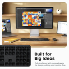 Satechi EX3 Slim Bluetooth Wireless Keyboard + Numpad USB-C - SF/SWE - Space Black